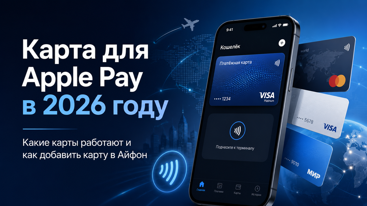 Карта для Apple Pay в Apple Wallet на iPhone
