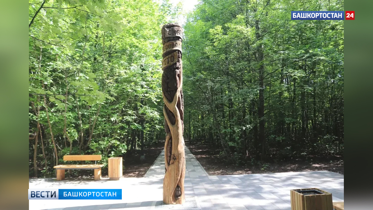    В Уфе благоустроили дендропарк имени лесовода Георгия Рутто