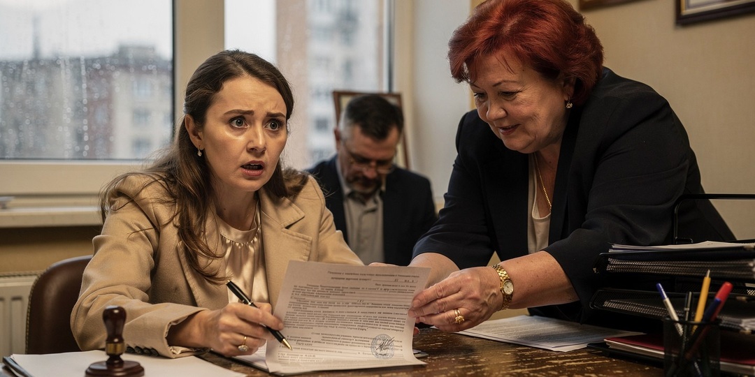 — Распишись здесь, квартиру на меня оформим — заявила свекровь, а муж молчал и смотрел в пол