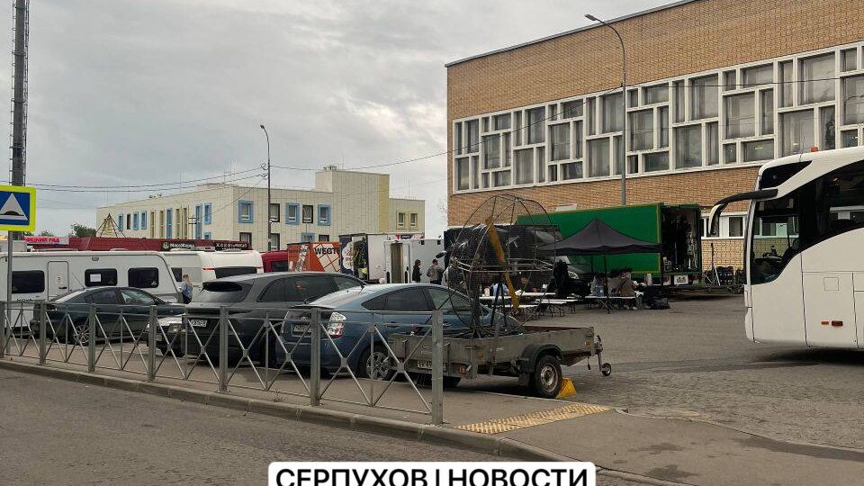 📸 На Ногинке сегодня развернулся настоящий съёмочный лагерь