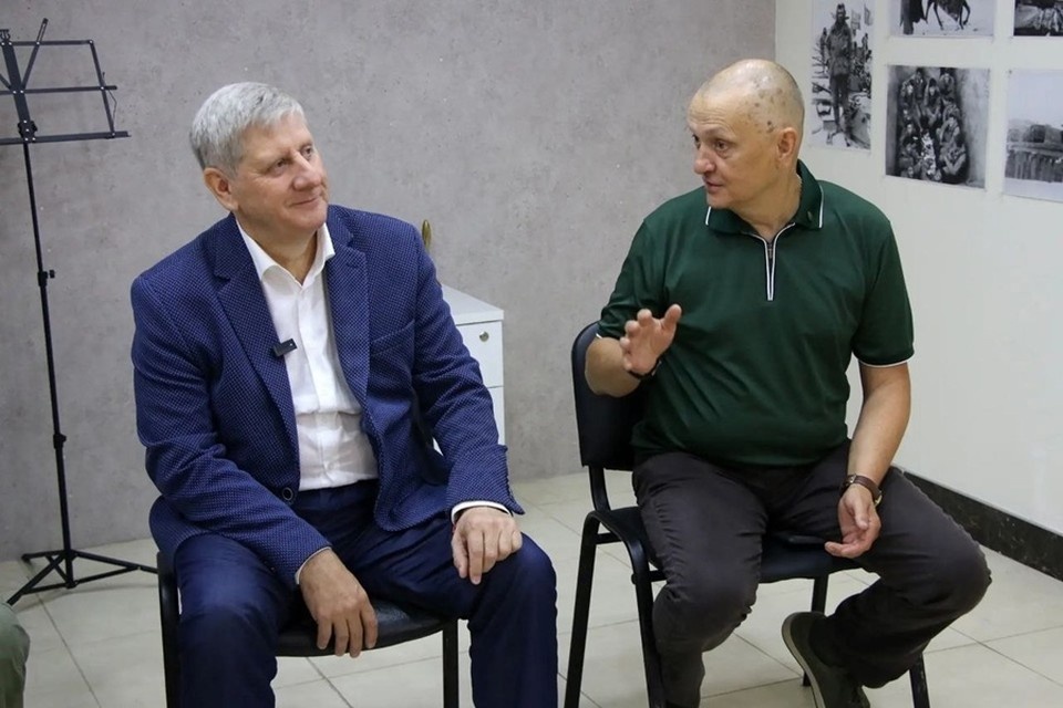    Премьер-министр ДНР рассказал о работе Дома Ветерана в Донецке. Фото: ТГ/Чертков