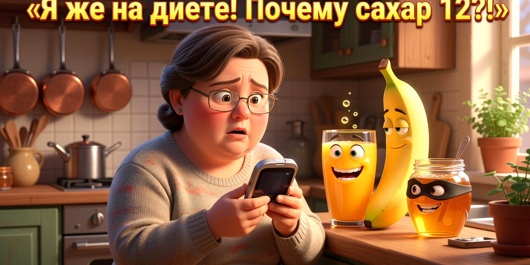 «Я же на диете, почему сахар 12?!» ТОП-7 скрытых врагов при диабете, которые прикидываются друзьями