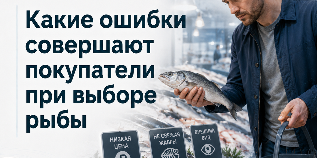 Какие ошибки совершают покупатели при выборе рыбы