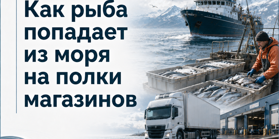 Как рыба попадает из моря на полки магазинов