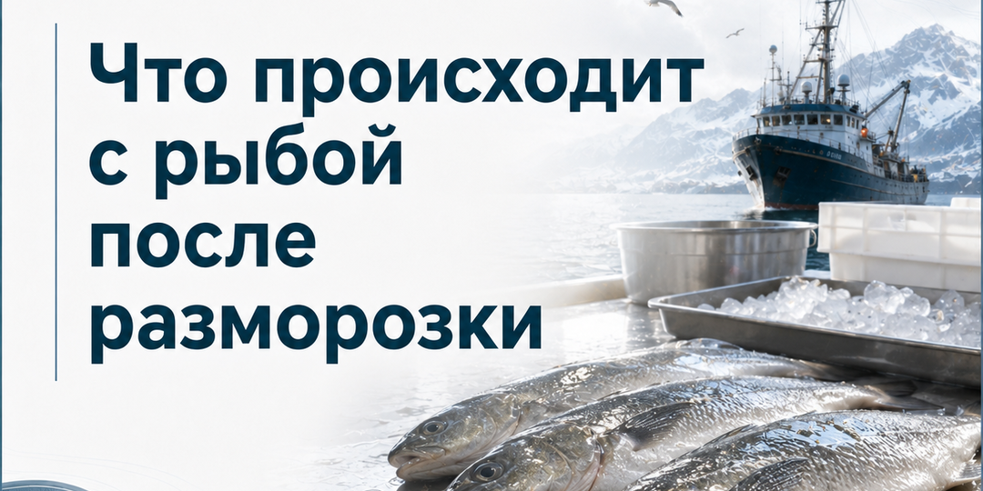 Что происходит с рыбой после разморозки