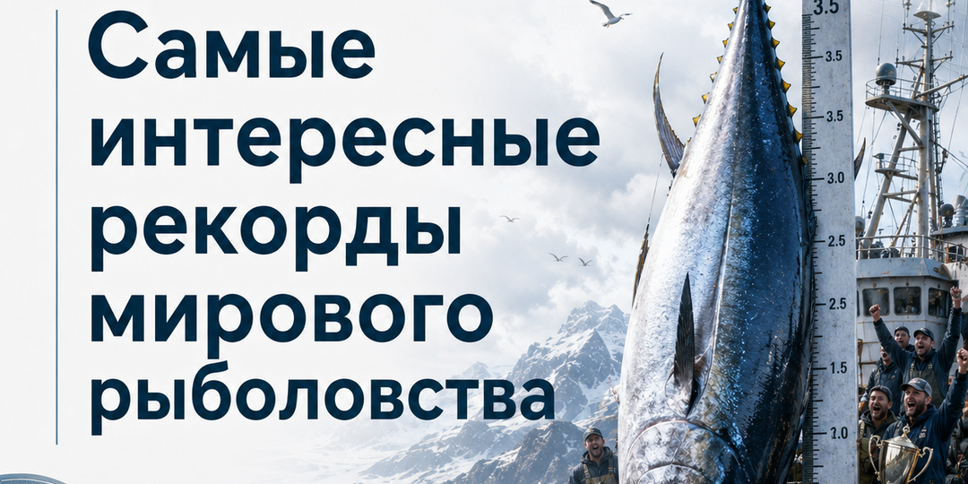 Самые интересные рекорды мирового рыболовства