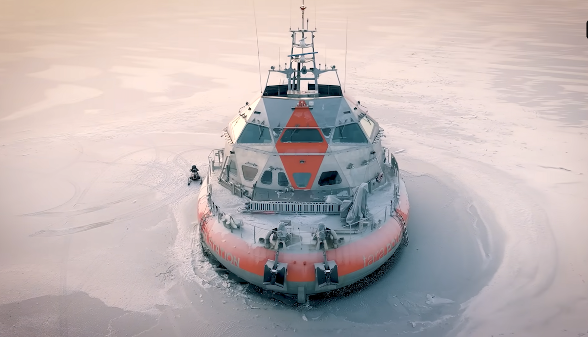 Tara Polar Station. Скриншот из видео со страницы Tara Ocean Foundation / youtube.com
