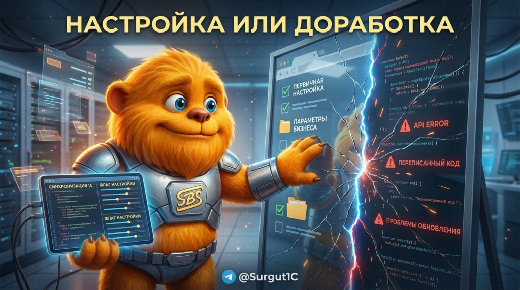    Настройка или доработка 1С: как не заплатить дважды и сохранить функционал системы Команда СБС