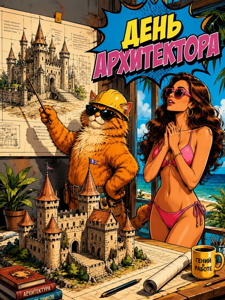 6 июля - День архитектора. podarokplus.ru