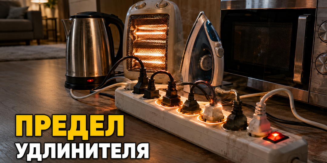Какую бытовую технику нельзя включать в один удлинитель одновременно: рекомендации МЧС