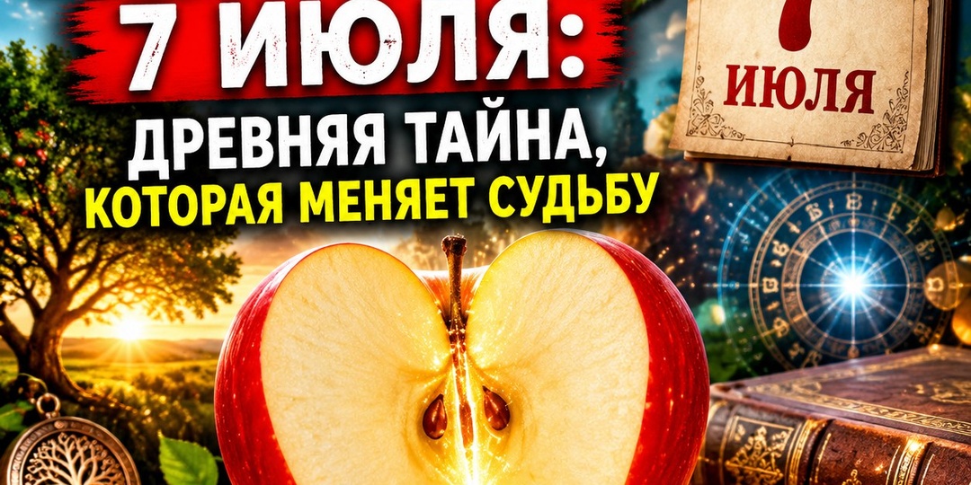 Разрежьте яблоко 7 июля: древняя тайна, которая меняет судьбу.