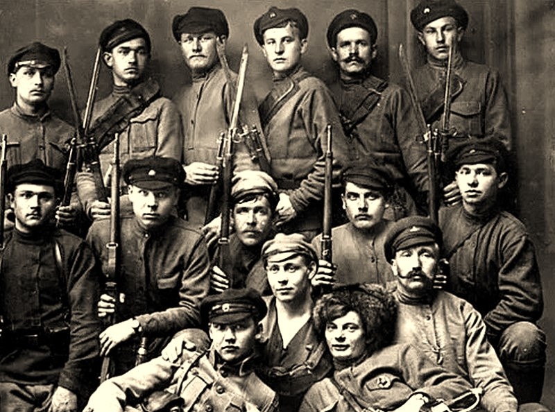 Латышские стрелки, 1918 г.