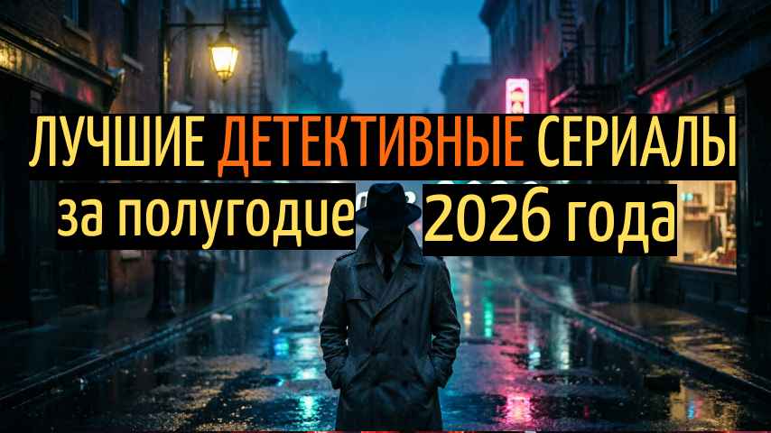 Лучшие детективные сериалы за первое полугодие 2026 года.