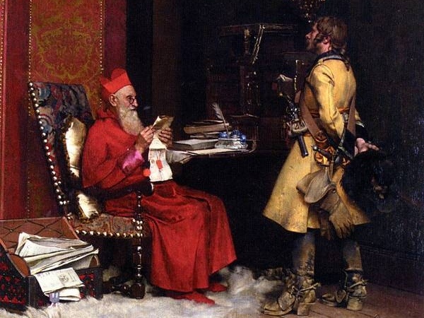     Жан Жорж Вибер. Государственная тайна (фрагмент). 1875