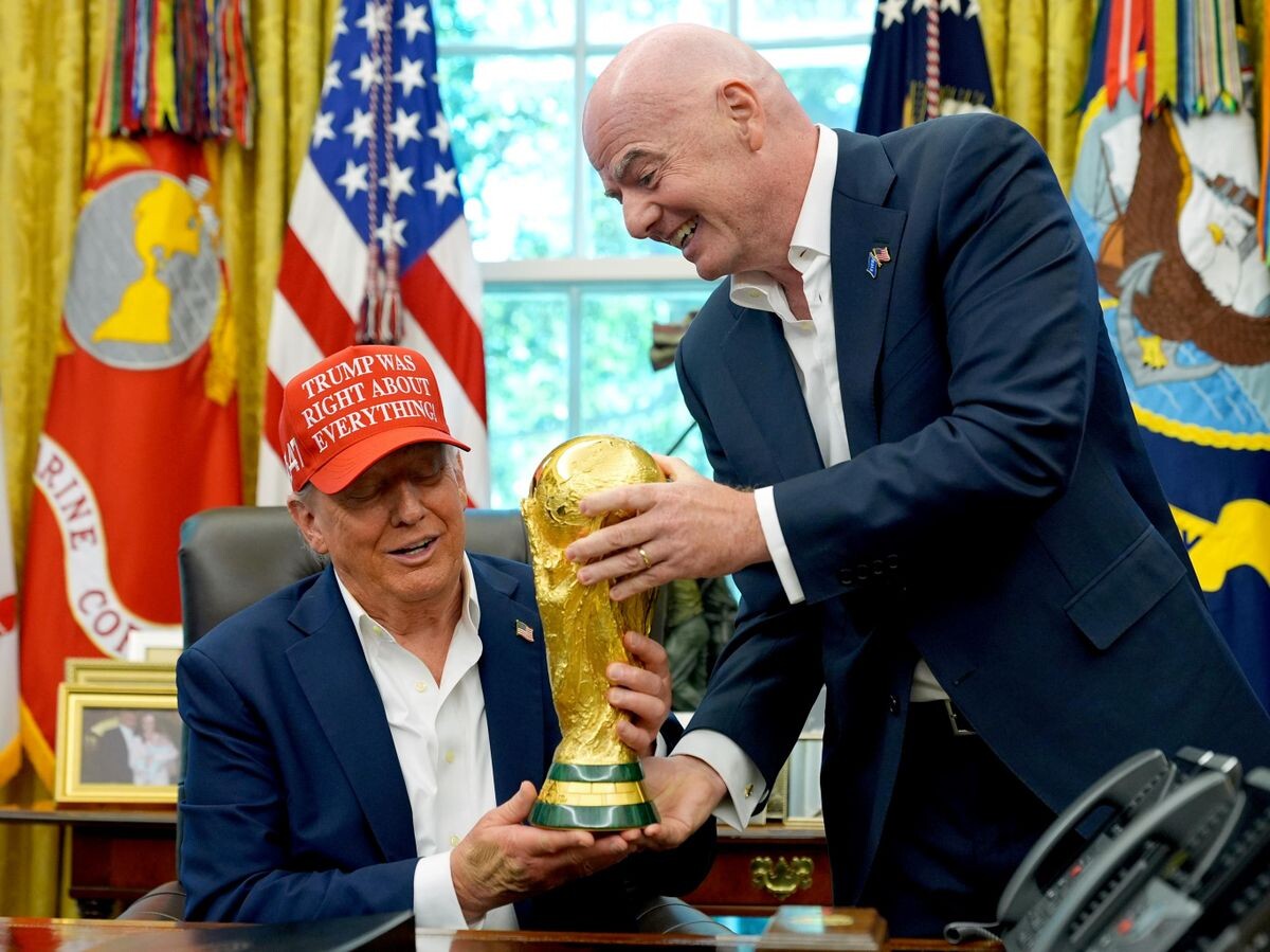    Джанни Инфантино и Дональд Трамп | © AP Photo / Jacquelyn Martin
