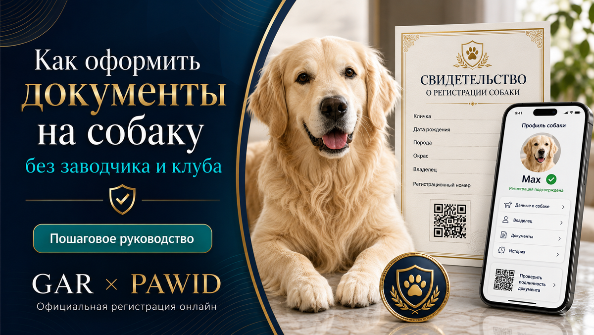 Как оформить документы на собаку?