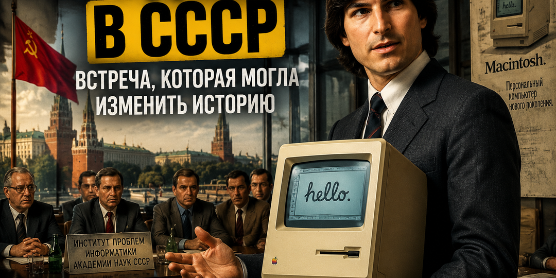 Москва, 1985: как Стив Джобс пытался привезти будущее в Советский Союз.