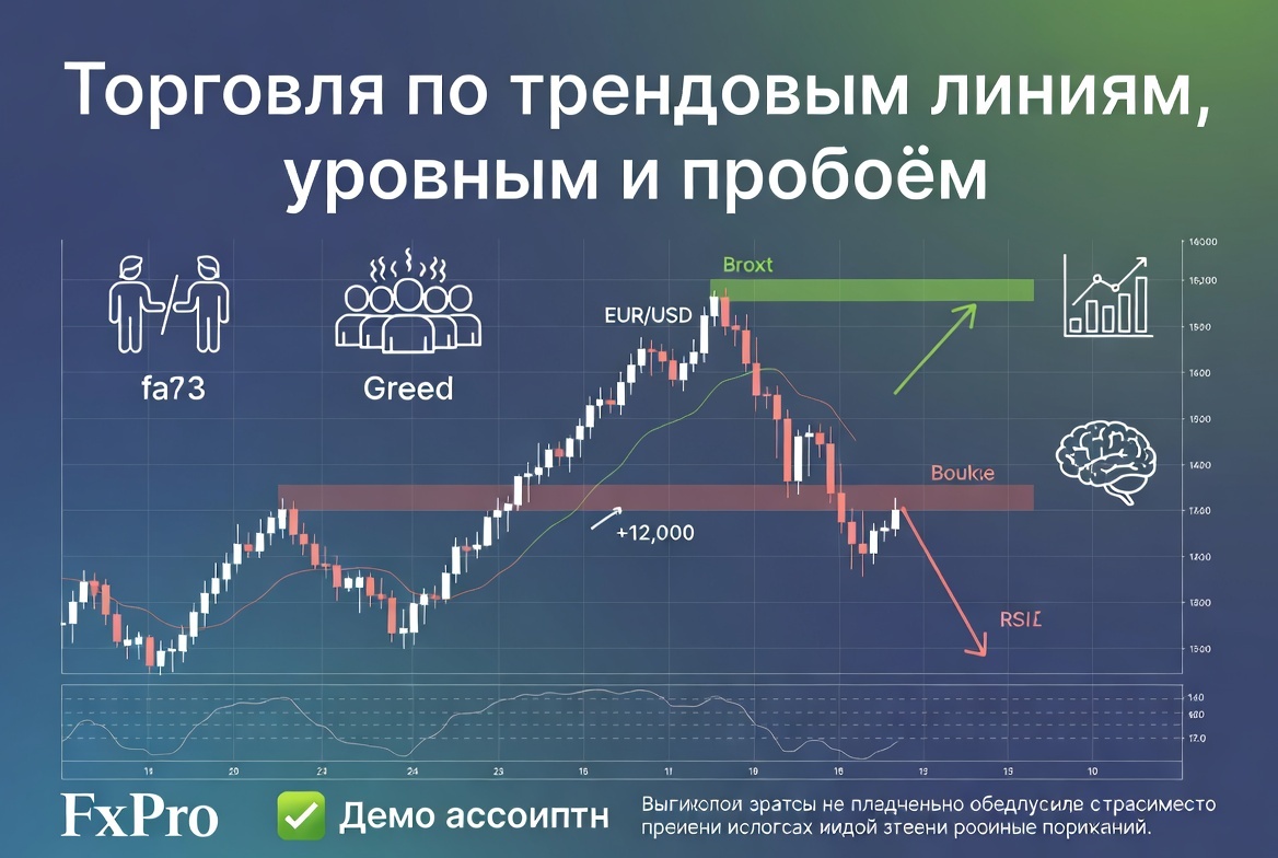 Трендовые линии: как определить направление цены за 5 секунд