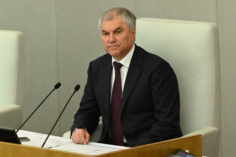    Председатель Госдумы Вячеслав Володин Владимир ВЕЛЕНГУРИН