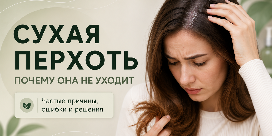 Почему сухая перхоть не проходит