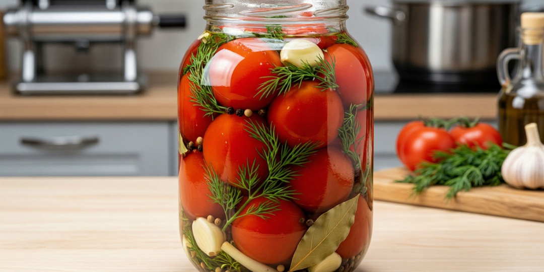 Маринованные помидоры на зиму: самый вкусный рецепт на 1,5-литровые банки