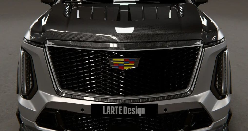 Бордовый гигант. LARTE Design представила обвес для Cadillac Escalade