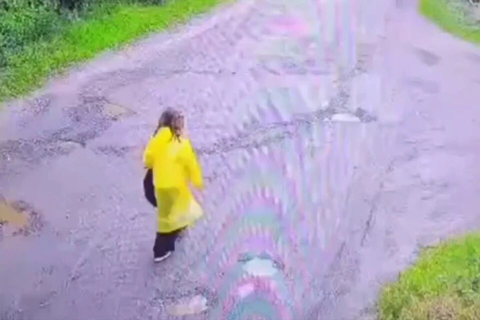 Последняя запись с камер, где 12-летняя девочка еще жива. Фото: КП-Петербург