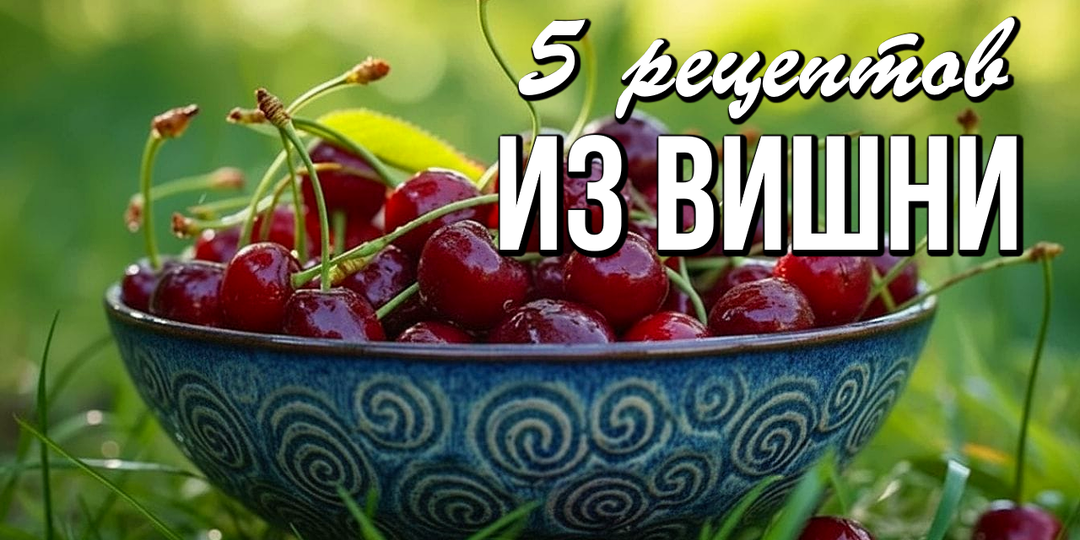 🍒 Успейте, пока ягоды в пике: 5 рецептов с вишней