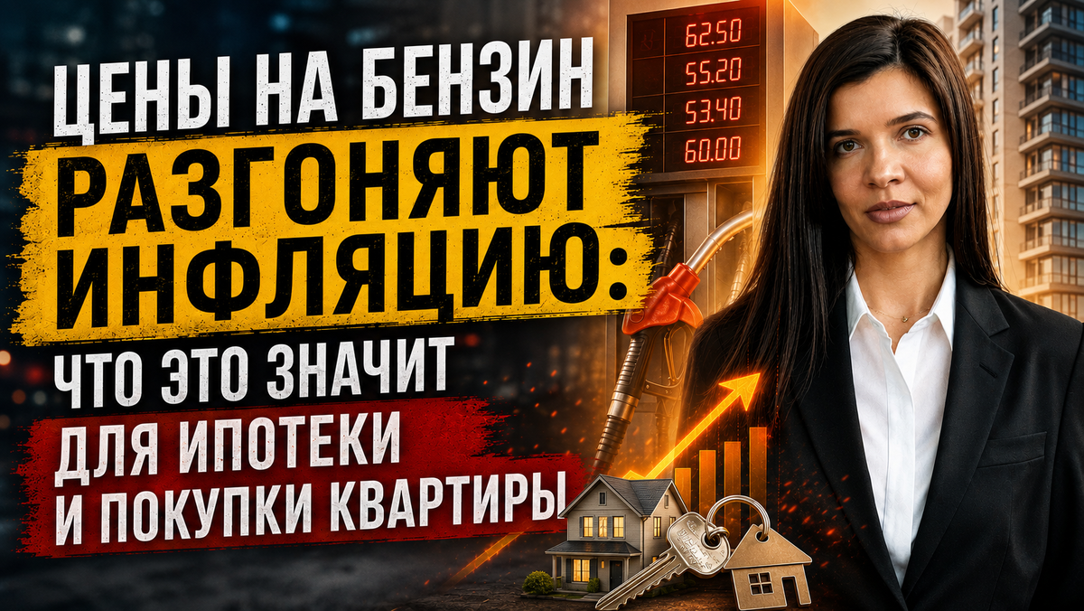 Цены на бензин разгоняют инфляцию: что это значит для ипотеки и покупки квартиры в 2026 году