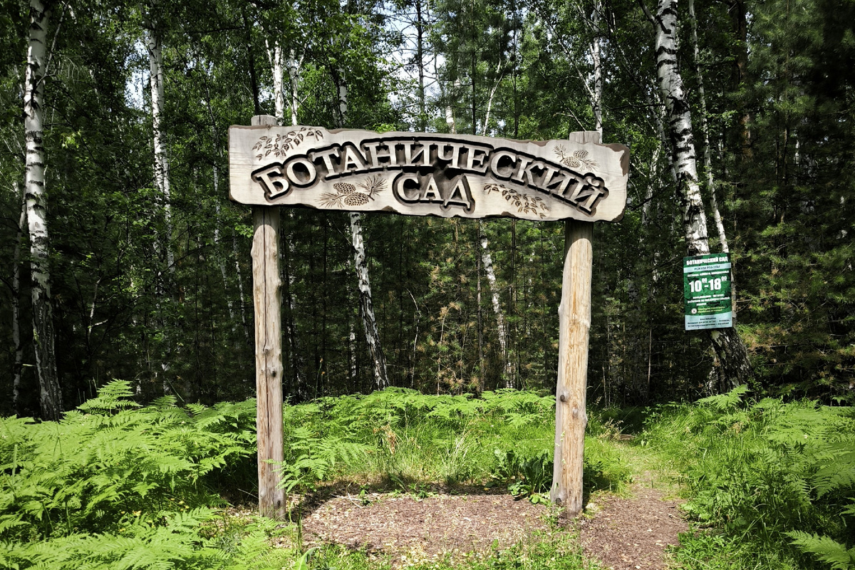 Вход в ботанический сад