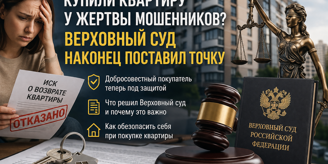 Купили квартиру у жертвы мошенников? Верховный суд наконец поставил точку