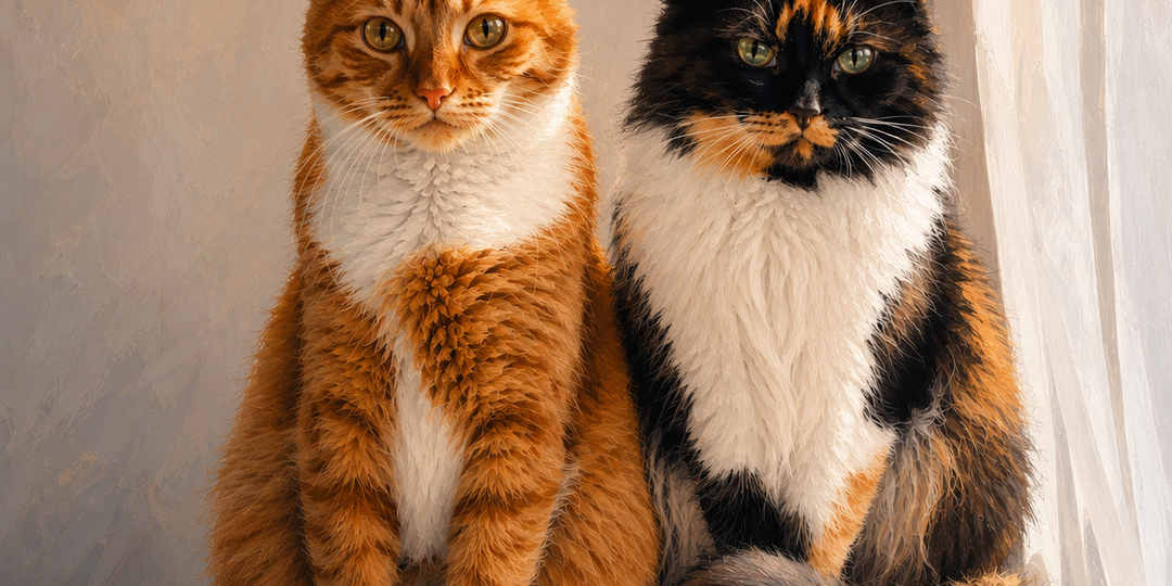 Кот Кузя и кошка Фара