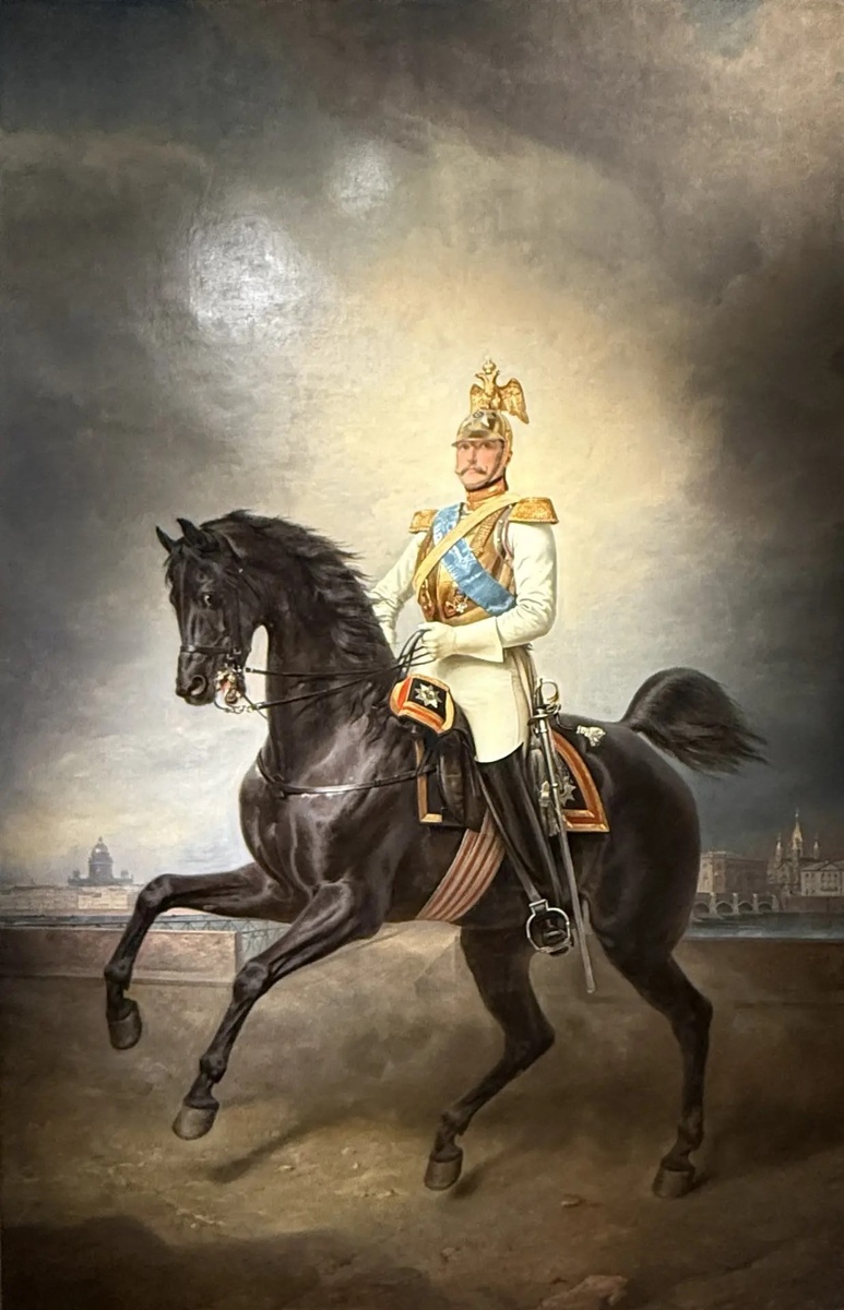 Конный портрет Николая I. Франц Крюгер. ГМПИР.