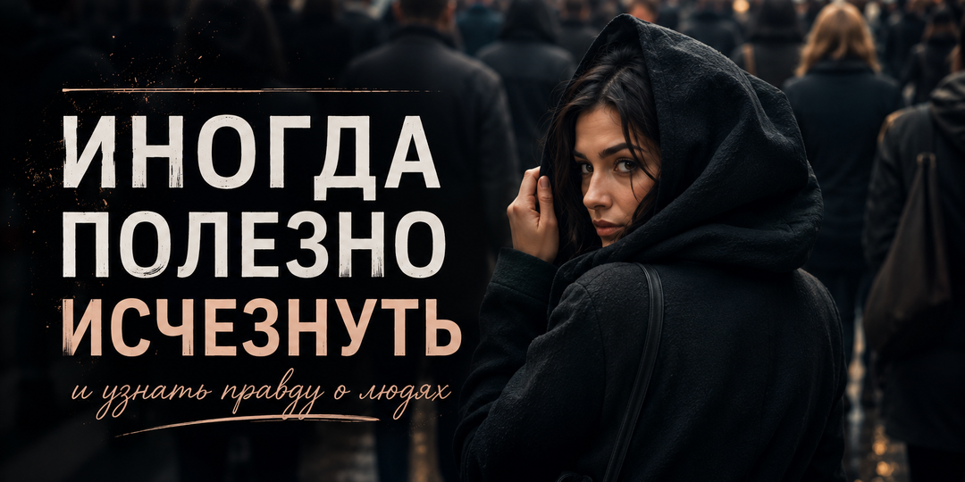 Иногда полезно исчезнуть