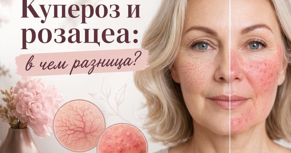 Купероз и розацеа: в чем разница?