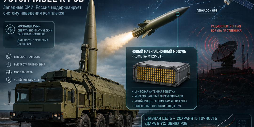 На западе встревожились по поводу апгрейда ОТРК "Искандер-М"