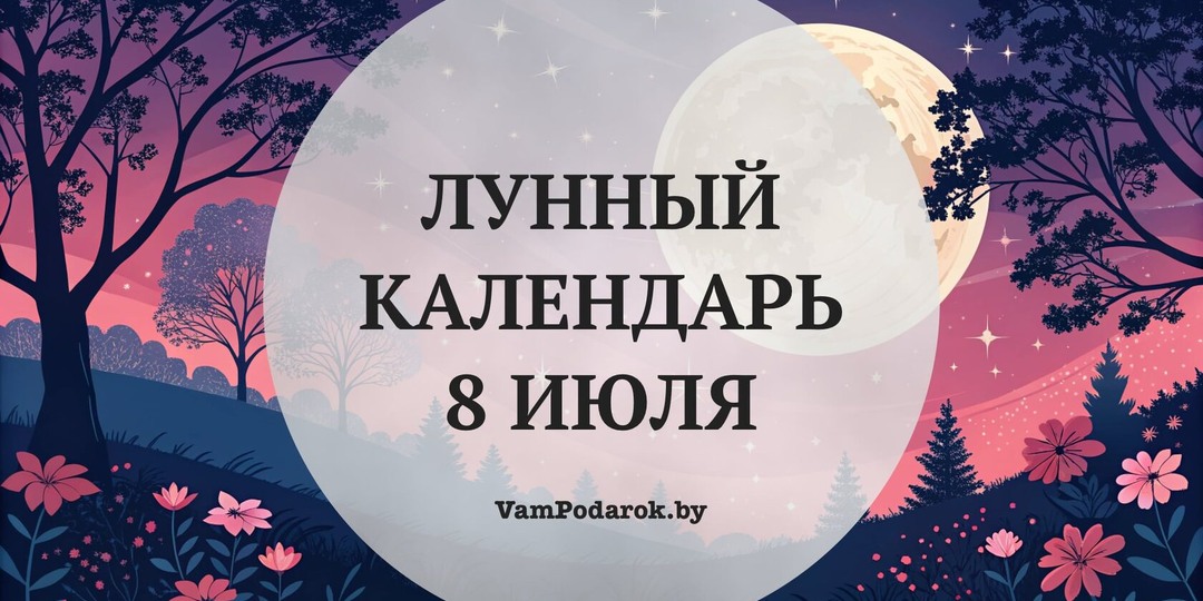 Лунный календарь на 8 июля 2026 года: Самый семейный праздник — в самый зубастый день месяца