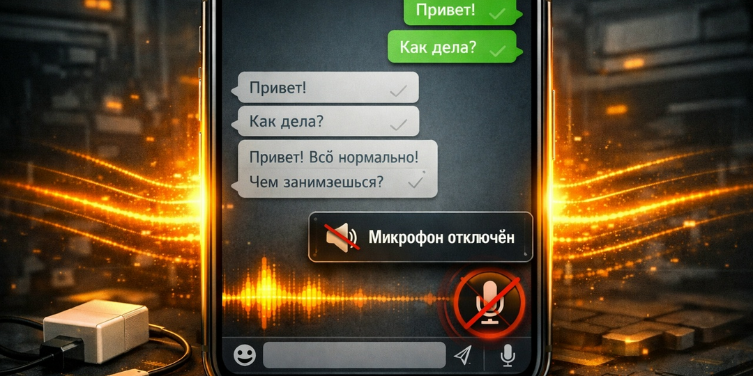 🔇 Секретный режим тишины: как заблокировать микрофон в мессенджерах, не трогая систему