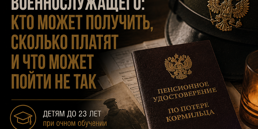 Пенсия по потере кормильца военнослужащего: кто может получить, сколько платят и что может пойти не так