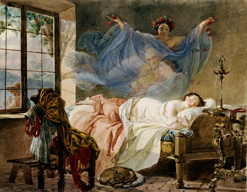 Карл Брюллов  «Сон девушки перед восходом солнца» / Wikimedia Commons