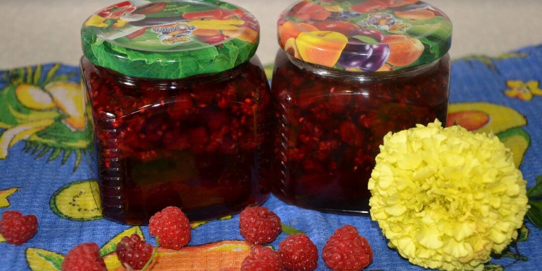 Малиновое варенье без варки