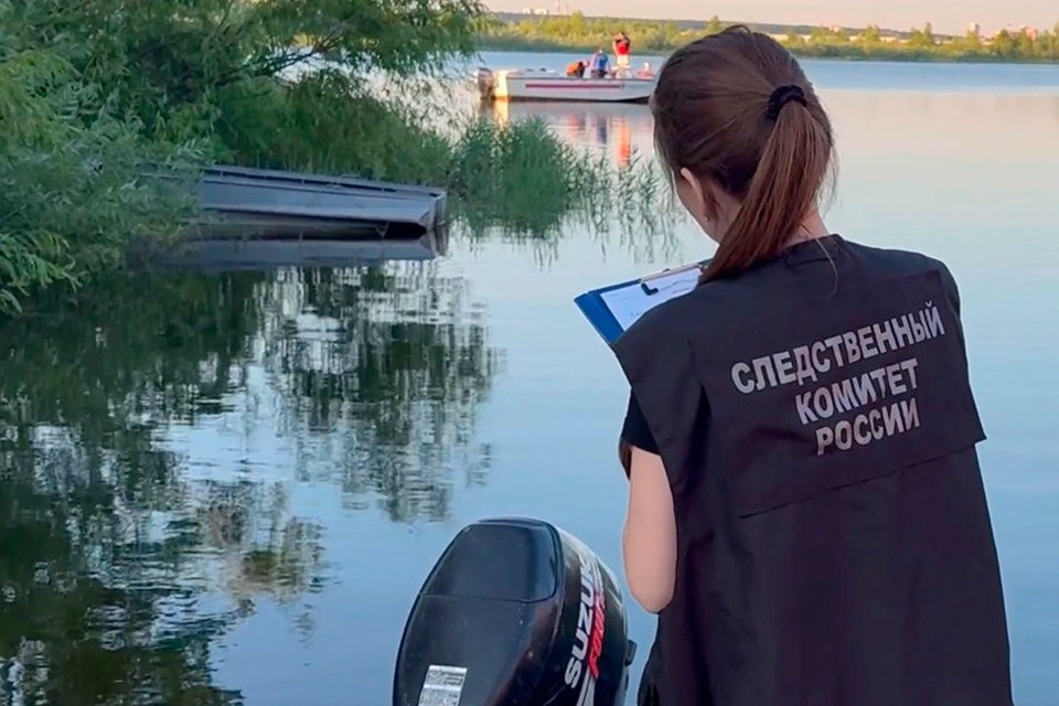    Работа следователей СК России на месте происшествия. Кадр из видео СК