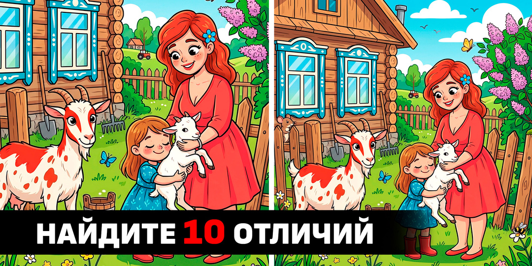 Где тут спрятаны 10 отличий? Тест на внимательность для хорошего настроения от хитрого художника