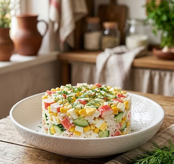 Крабовый салат, который исчезает первым со стола. Тот самый вкус, который многие пытались повторить годами