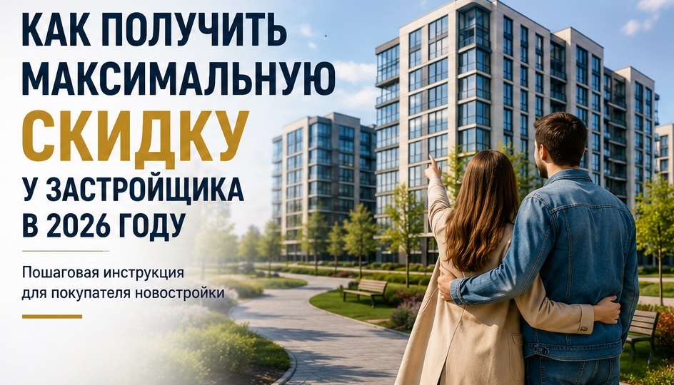 Как получить максимальную скидку у застройщика в 2026 году