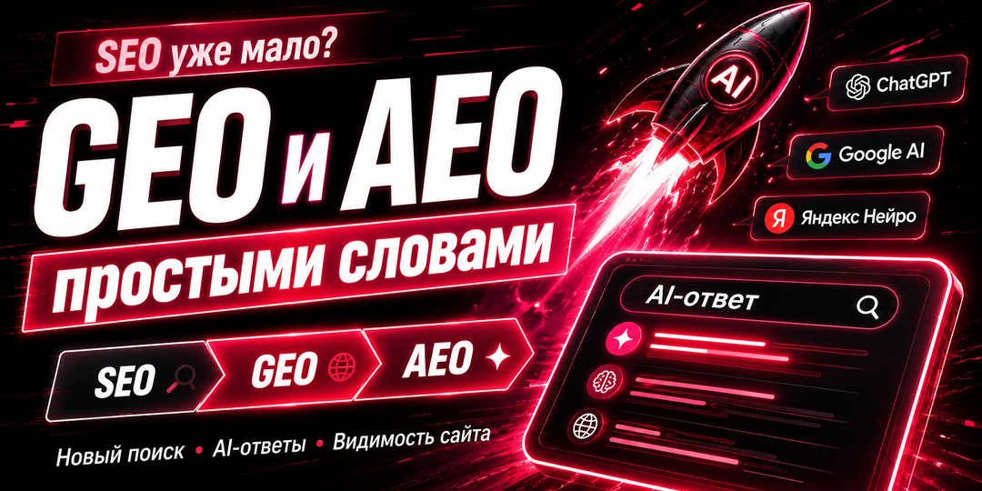 SEO уже мало? Что такое GEO и AEO простыми словами