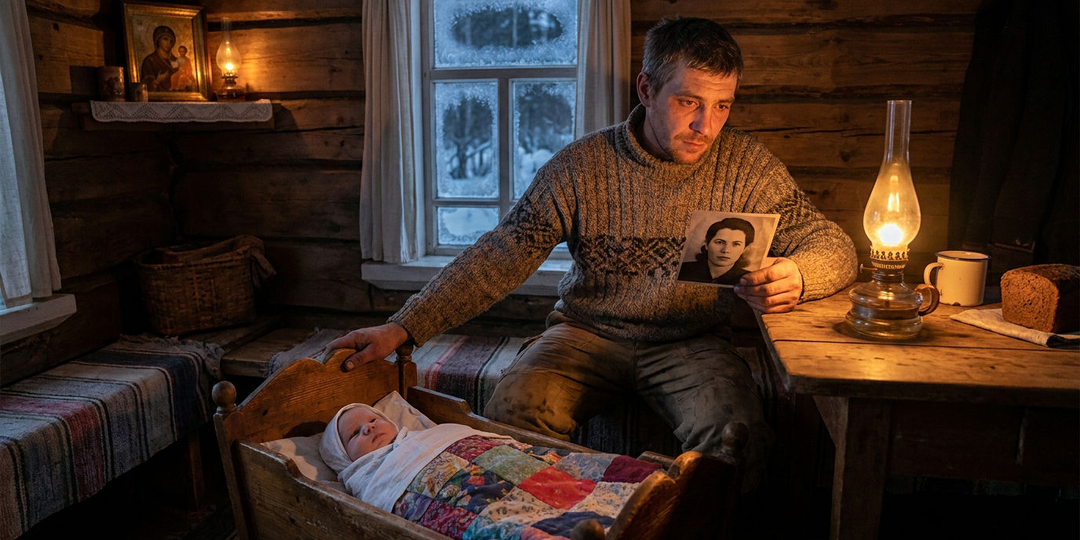 Она родила в осеннем поле под дождём и умерла прижимая младенца к себе, а через сутки там случайно проходили грибники