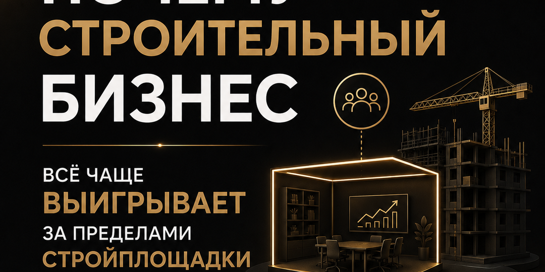 Почему строительный бизнес всё чаще выигрывает за пределами стройплощадки