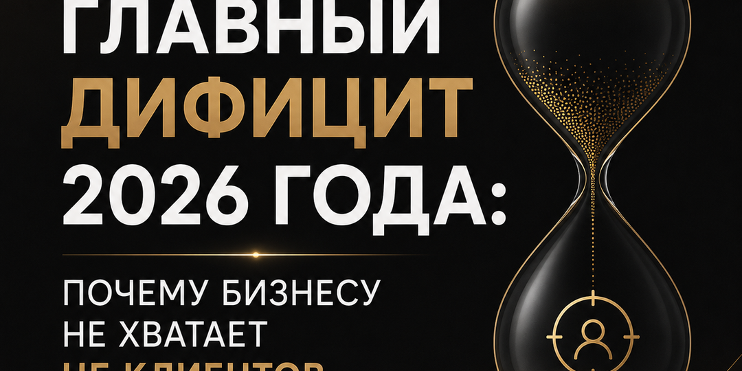 Главный дефицит 2026 года: почему бизнесу не хватает не клиентов, а внимания