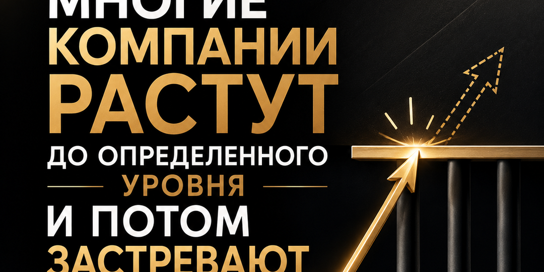Почему многие компании растут до определённого уровня и потом застревают на годы